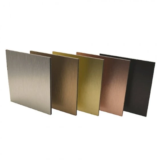 Gold Brushed ACP / ACM Aluminum Composite Panel