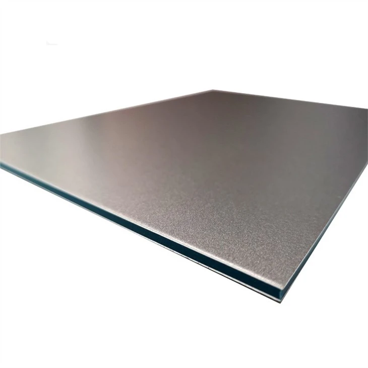 Plastic Aluminium Composite Panels Metallic Appearance